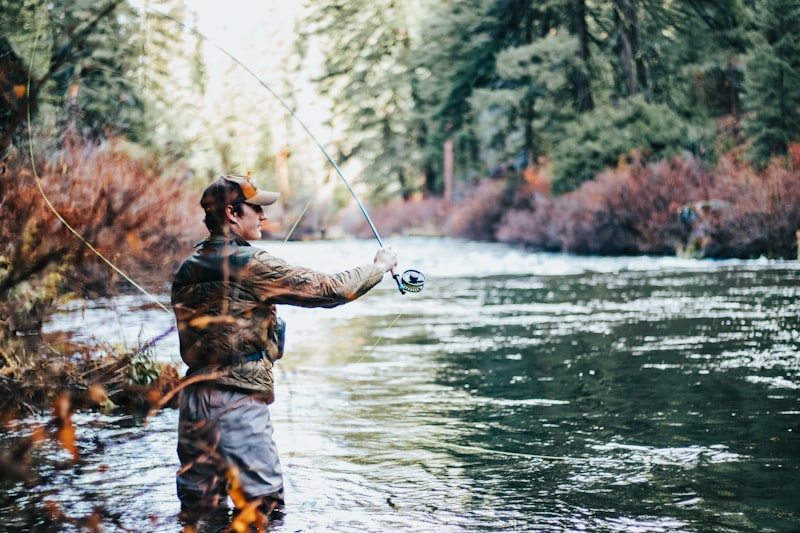 Trout fishing on the White River