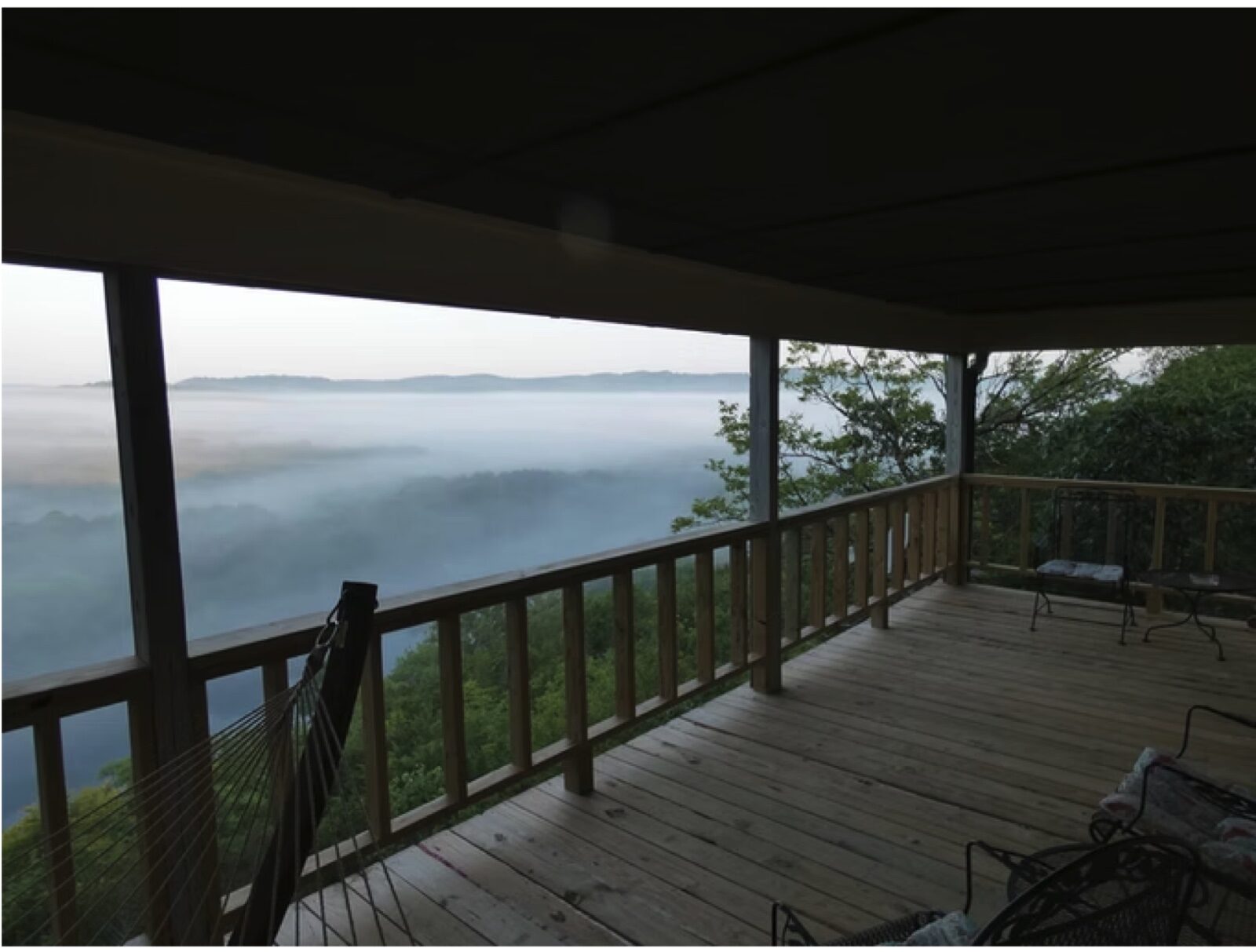 White River Cabins view